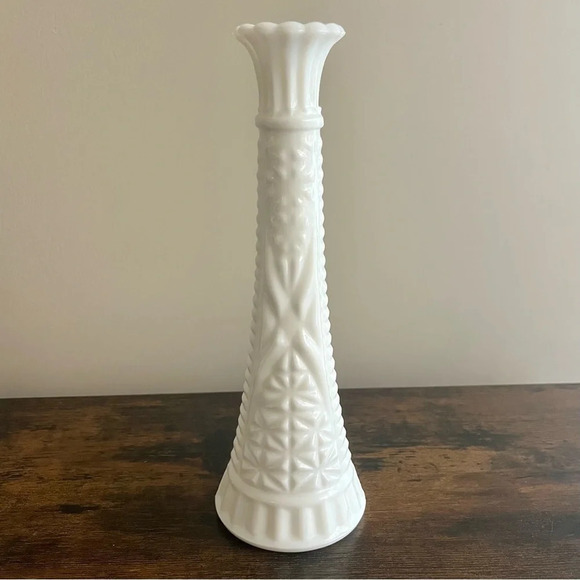 Anchor Hocking Other - Anchor Hocking| Vintage 9” Milk Glass Vase Antique MCM